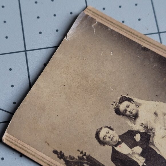 1860's General Tom Thumb Carte de Visite CDV with 2 cent Civil War Tax Stamp - Picture 4 of 6